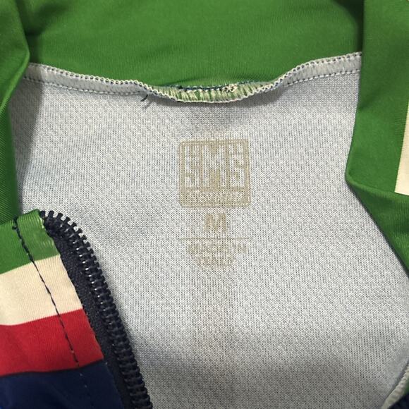 SMS Santini Cycling Jersey Blue Italia Rome Size Medium - Picture 2 of 6